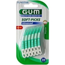 GUM Soft Picks Advanced Regular mezizubní kartáčky 30 ks