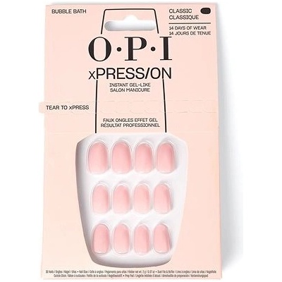 O.P.I. OPI xPRESS/ON Bubble Bath 30 ks – Zboží Mobilmania