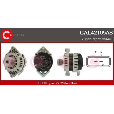 Alternátor CASCO CAL42105AS