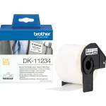 Brother Консуматив, Brother DK-11234 Adhesive Visitor Badge Label Roll - Black on White, 60mm x 86mm (DK11234)