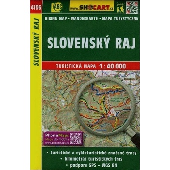 Mapa Slovenský raj