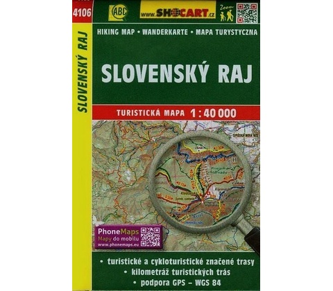 Mapa Slovenský raj