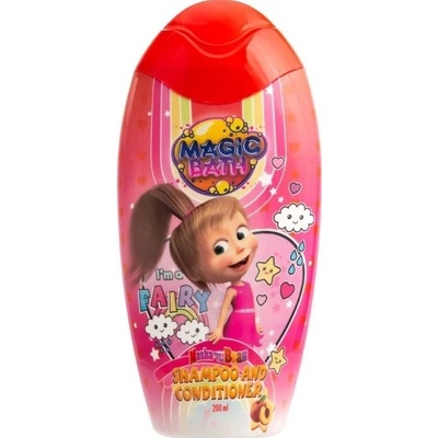 Magic Bath Máša a Medveď šampón a kondicionér na vlasy 200 ml