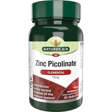 Natures Aid Zinc Picolinate 15 mg 30 tabliet