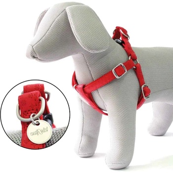 Croci Mylord Rossa - Нагръдник за кучета червен 25см/40 х 10 мм