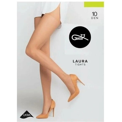 Gatta dámské punčochové kalhoty Laura 10 DEN grafit/dek.šedá
