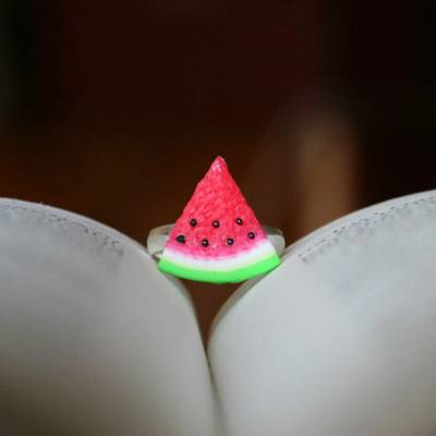 CircusMind Prsten fimo meloun S5086