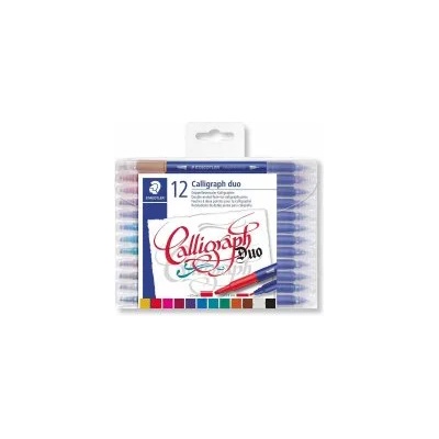 STAEDTLER Маркери Caligraph Duo 12 цвята