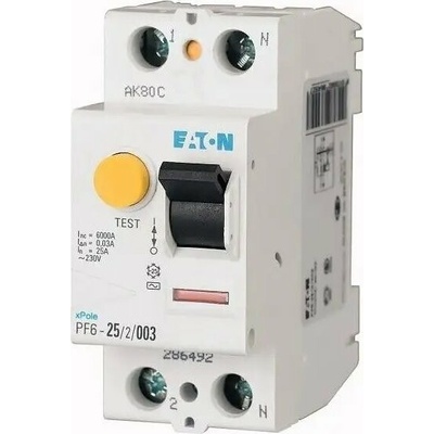 Eaton 2P 40A 0,03A typ AC PF6-40/2/003 286496