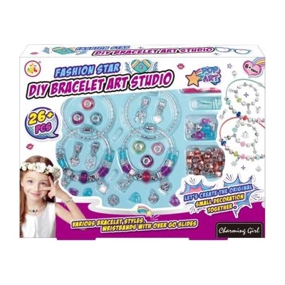 Man Yuk Toys Направете си сами комплект за изработка на гривни с амулети