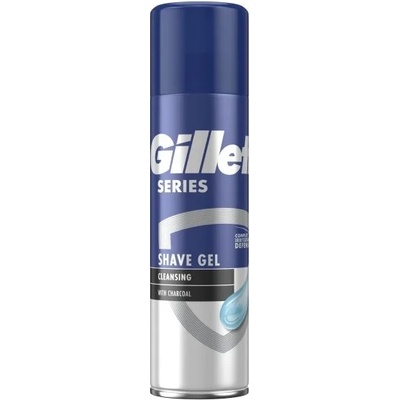 Gillette Fusion Охлаждащ гел за бръснене 2в1 океан, 200 мл. - Синьо