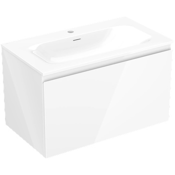 Mexen Orio шкаф баня 80 см с мивка Vela, 1 чекмедже, бял гланц - 91A10-08047-1-BF00-W23M00 (91A10-08047-1-BF00-W23M00)