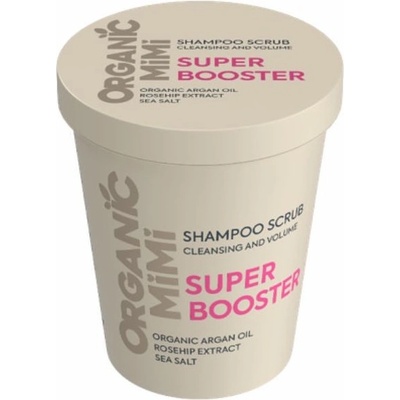 Organic Mimi Шампоан-скраб за коса Argan & Sea Salt, 310 g