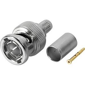 DeTech Конектор DeTech, BNC M, Straight, RG6, 75Ohm, 10 pcs. - 17169 (DE-17169)