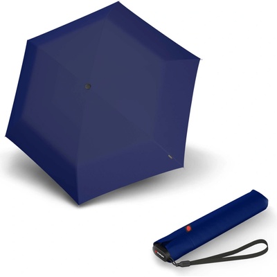 Knirps Ultra US.050 Slim Manual dámský skládací manuální deštník tmavě modrý