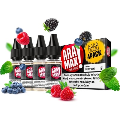 Aramax Berry Mint 4 x 10 ml 3 mg