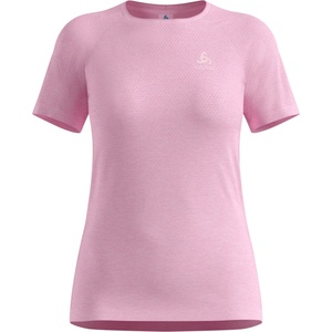Odlo Дамска тениска Odlo Women's Essential Seamless T-Shirt Crew Neck S/S Running shirt - Hyper Pink - размер XS (916-5685-0211)