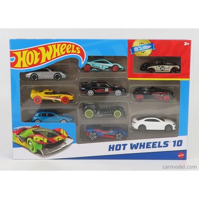 Mattel hot wheels Ford england Set Assortment 10 Pieces Race Car Různé 1:64
