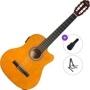 Valencia VC104CE Standard SET 4/4 Natural Класическа китара с предусилвател