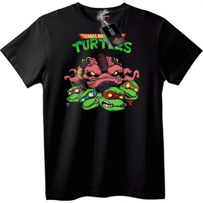 NOONEBRAND Тениска Teenage Mutant Turtles - XS, Black