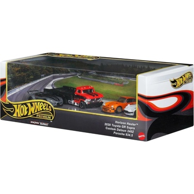 Mattel Hot Wheels Premium DIORAMA GMH39-957A Supra Porsche Datsun