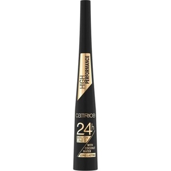 Catrice 24h Brush Liner Waterproof tekuté očné linky 010 Ultra Black Waterproof 3 ml