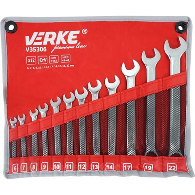 Verke Súprava očkoplochých kľúčov 12 ks 6-22mm V35306
