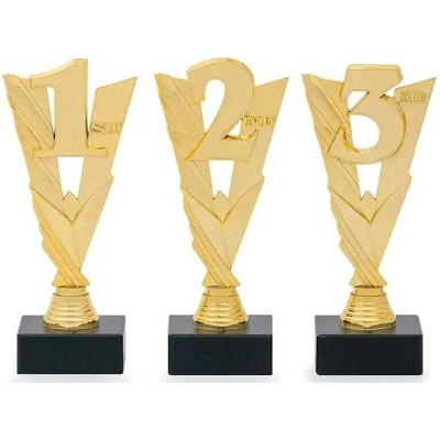 Sada plaket 1,2,3 zlatá 1030015