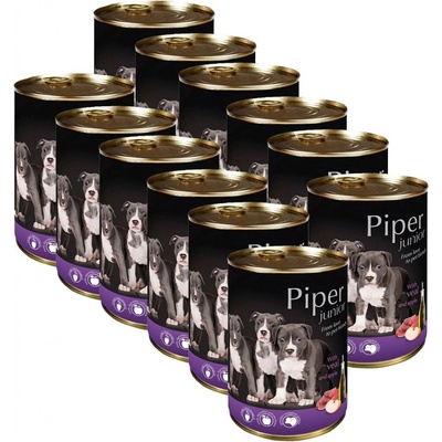 Dolina Noteci Piper Junior s telecím a jablky 12 x 400 g