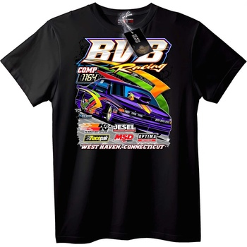 NOONEBRAND Тениска BUB Racing - S, Black