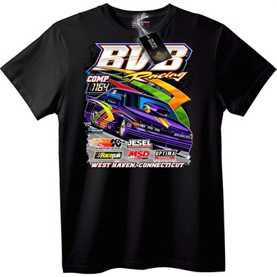 NOONEBRAND Тениска BUB Racing - S, Black