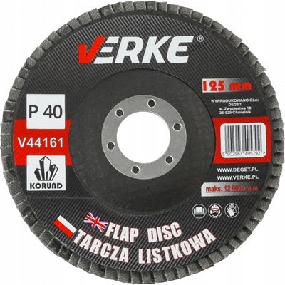 Verke Lamelový brusný kotouč 125 mm V44161