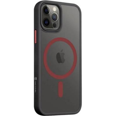Tactical iPhone 12 Pro / 12 TACTICAL MAGFORCE HYPERSTEALTH 2.0 Силиконов удароустойчив протектор за телефон, MagSafe, ЧЕРЕН/ЛИЛА 57983121083 (57983121083)