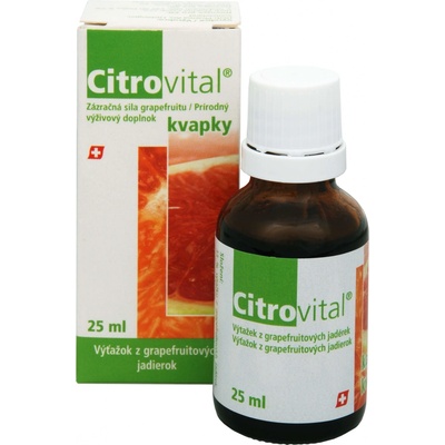 Citrovital kvapky Výťažok z grapefruitových jadierok 25 ml