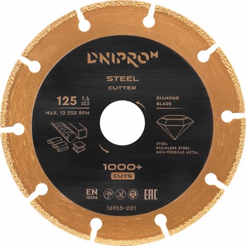 Dnipro-M Diamantový kotouč 125 x 22,2 mm 16955001