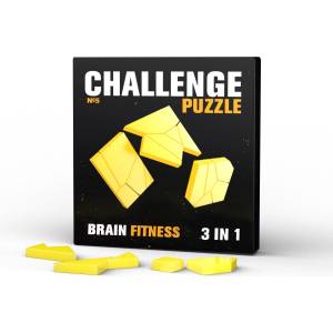 IQ Puzzle Главоблъсканица IQ Puzzle - Challenge Puzzle 3 in 1 - N5 (IQ0364)