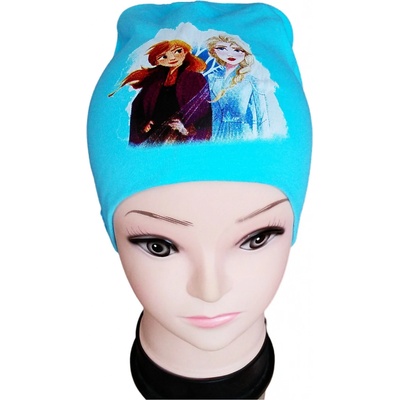 Setino Čepice FROZEN dívčí bavlna jaro podzim modrá