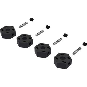 Arrma шестостенен държач за колело 12mm, алуминий (4)