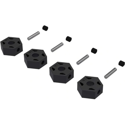 Arrma шестостенен държач за колело 12mm, алуминий (4)