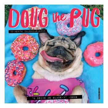 Willow Creek Press Calendars Doug the Pug 2026 7 X 7 Mini Wall Calendar