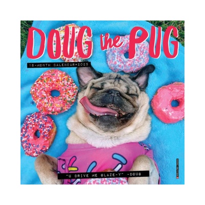 Willow Creek Press Calendars Doug the Pug 2026 7 X 7 Mini Wall Calendar