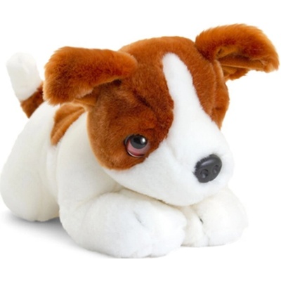 Keel ToysSignature Cuddle Puppy Jack Russell teriér SG30133 biela/hnedá 25 cm
