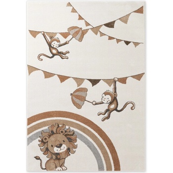 Villeroy & Boch Кремав детски килим 120x170 cm Roar like a Lion Rainbow Party - Villeroy&Boch (106308-120x170)