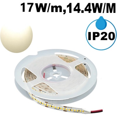 UltraLux ПРОФЕСИОНАЛНА led ЛЕНТА 14.4w/m, 4200k, 24v dc, 140 led/m, smd2835 (pn28140n)