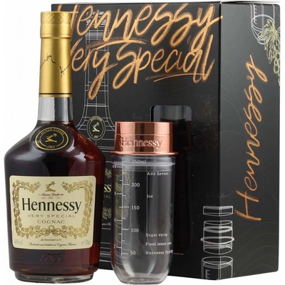 Hennessy VS 40% 0,7 l (darčekové balenie shaker)