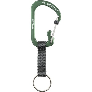 Nite Ize SlideLock Key Ring Aluminum Цвят: маслинен