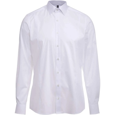 OLYMP Бизнес риза 'Level 5 Uni TN' бяло, размер 38