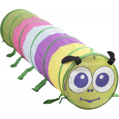 Aga4Kids Dětský prolézací tunel Housenka Barevná – Zboží Dáma