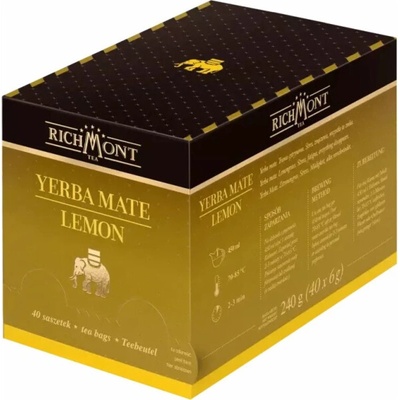 Richmont Bylinný čaj Yerba Maté s citronem 40 x 6 g