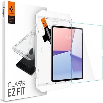 Spigen Tempered Glass GLAS. tR EZ Fit - висококачествено стъклено защитно покритие за дисплея на iPad Air 13 (2024) (прозрачно)